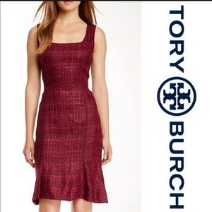 TORY BURCH Victory Tweed Dress